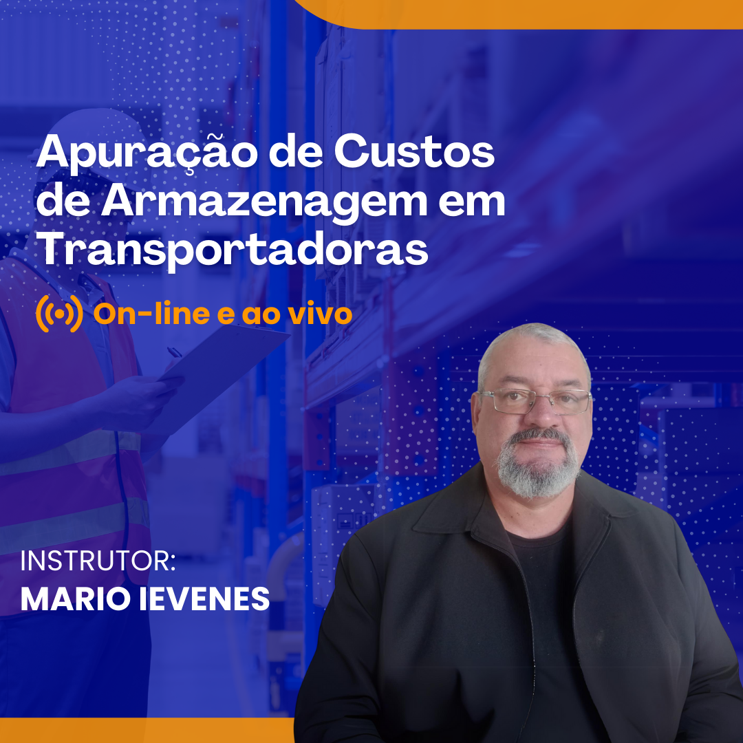 Apuração de Custos de Armazenagem em Transportadoras - Online e Ao vivo