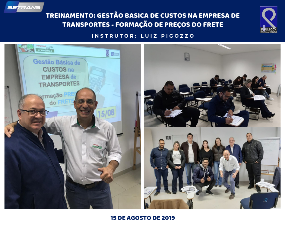 GESTÃO BASICA DE CUSTOS NA EMPRESA DE TRANSPORTES - FORMAÇÃO DE PREÇOS DO FRETE